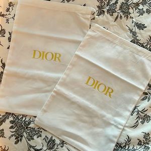 Authentic Dior shoe dustbags